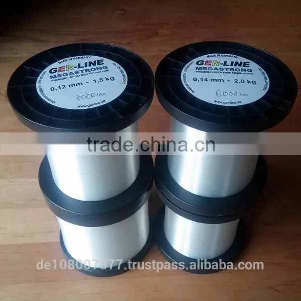 Best Quality Nylon Monofilament Fishing Lines 100% Made in Germany Medium Spools 2200M 0.50mm