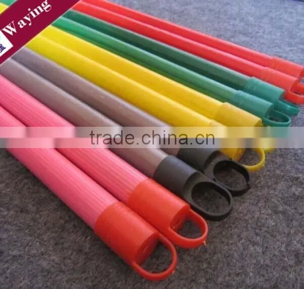 China Wholesale Eucalyptus Round Pvc Coated Wooden Mop Stick photo-3