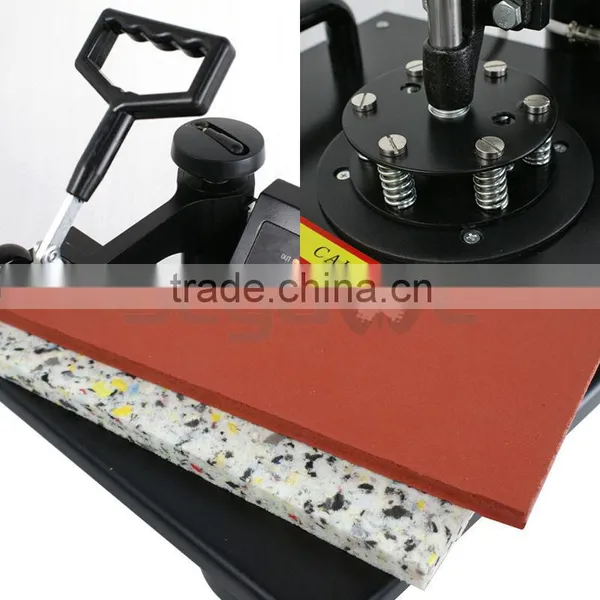 Digital Transfer Sublimation T-Shirt Mug Hat Plate Cap 5 in 1 Heat Press Machine photo-3