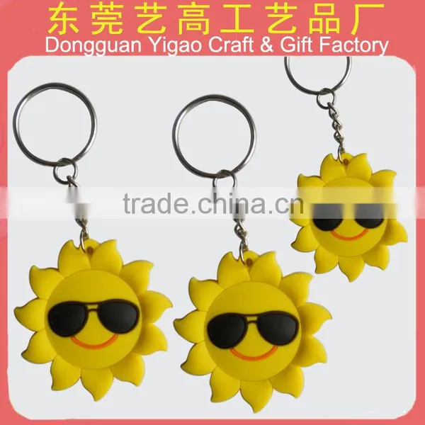 China Factory Custom Anime Keychain/plastic 3d Cartoon Key Chain photo-3