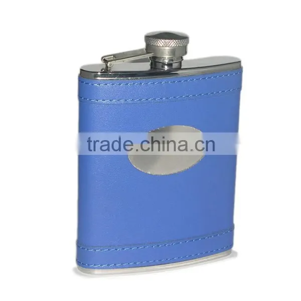 Wine Goblet Stainless Steel Leather Hip Flask Gifts Wedding photo-3