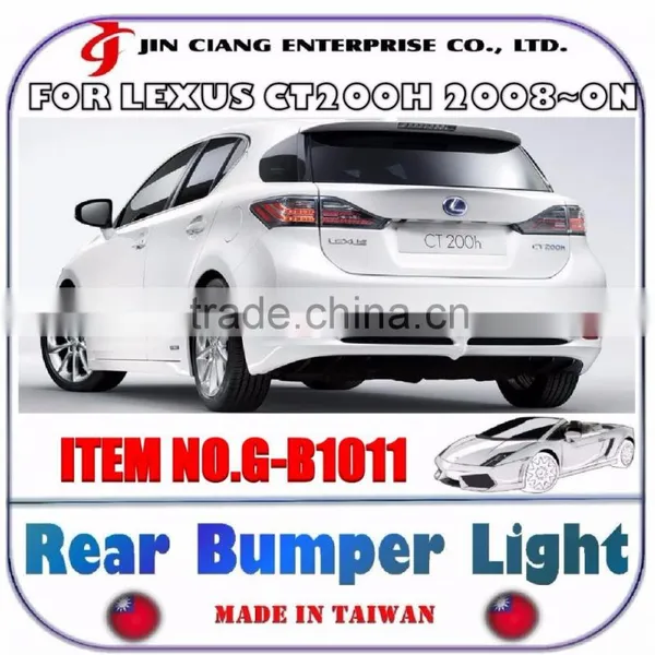 FOR LEXUS CT200H Car Tail LIGHT Red Brake Warning REAR BUMPER LIGHT photo-6