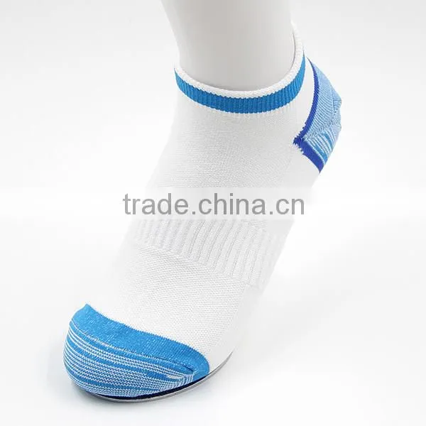 High Quality Non Slip Women White Ankle Socks photo-3