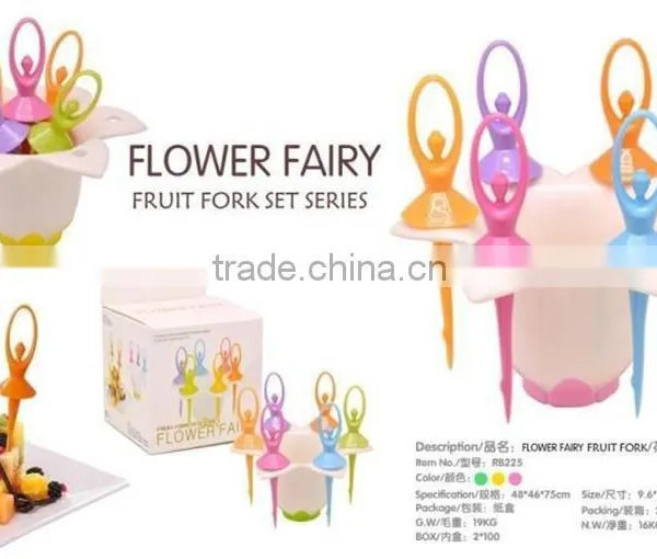 Flower Fairy Fruit Fork Set Series photo-3