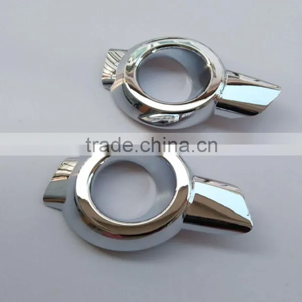 ABS Chrome Auto Accessories Front Fog Light Lamp Cover For Renault Kwid 2015