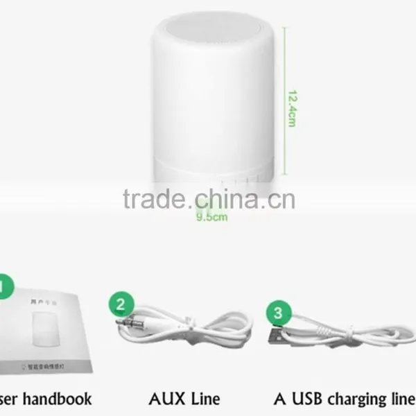 Magic Touch Sensor Lamp Mini Portable Bluetooth Wireless Speaker For Sauna Quality Choice photo-6