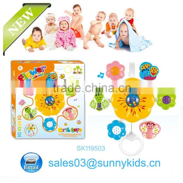 Wholesale Electronic Music Baby Hang Bed Baby Rattles Plastic Baby Ring photo-5