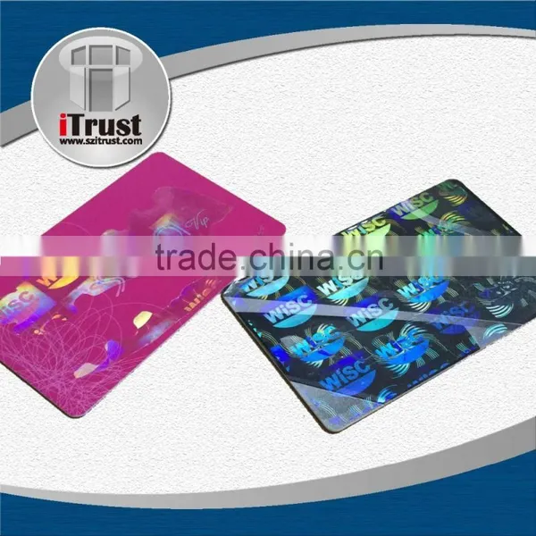 Custom Transparent Hologram Overlays for id Cards Holographic Overlay for Pvc Cards photo-6