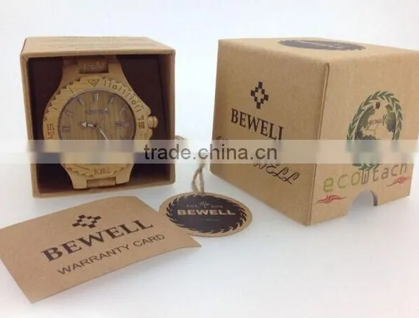 Natural Handsmade Men's Wooden Watch Bamboo Bracelet photo-6