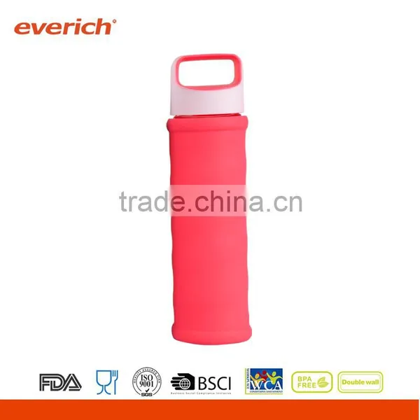 Single Wall Drinking Glass Bottle With Custom Logo and Lids photo-2