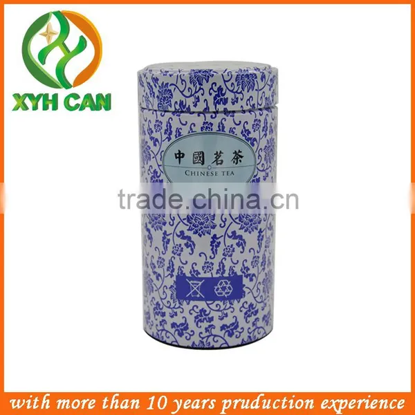 Food Class Round Paper Can Cylinder Canister Packaging Paper Tea Can