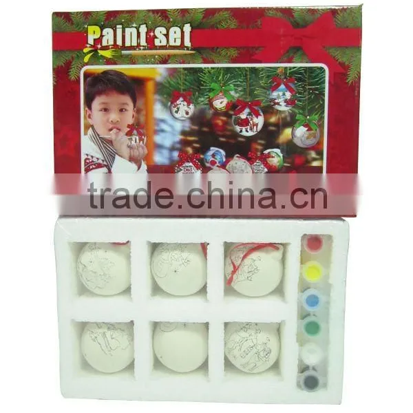 New Christmas Bauble Ceramic DIY Paint Set
