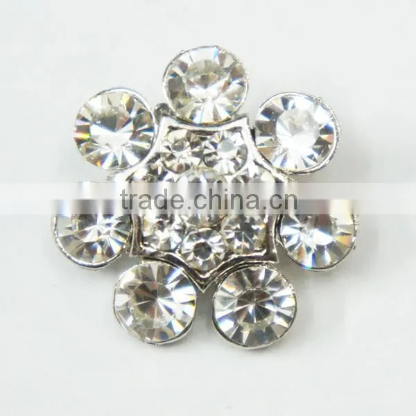 Wedding Button Clear Crystal Rhinestone Suit Button