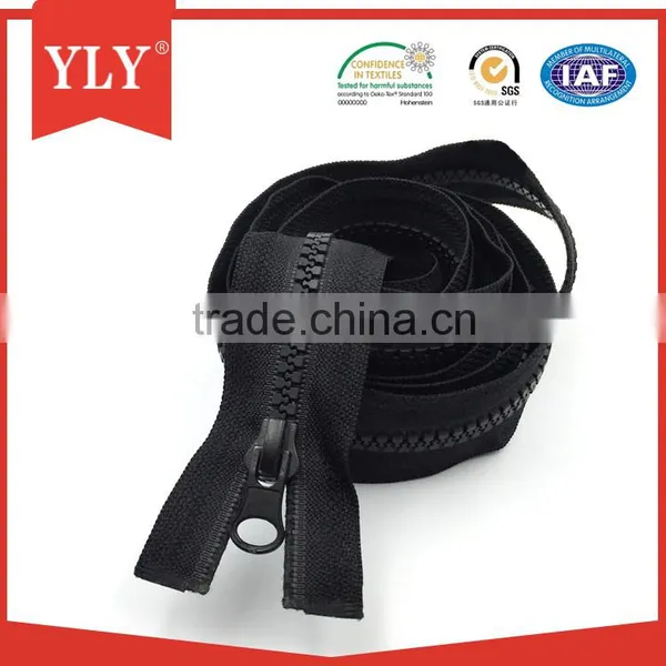 #5 Open End Plastic Resin Zipper With Metal Slider photo-2