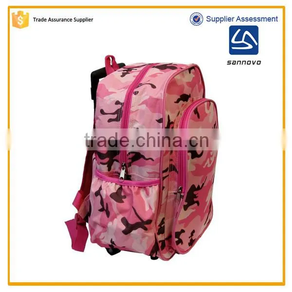 China Wholesale Stylish Cute Customized Camo Kids Trolley School Bag Supplier's Choice photo-2