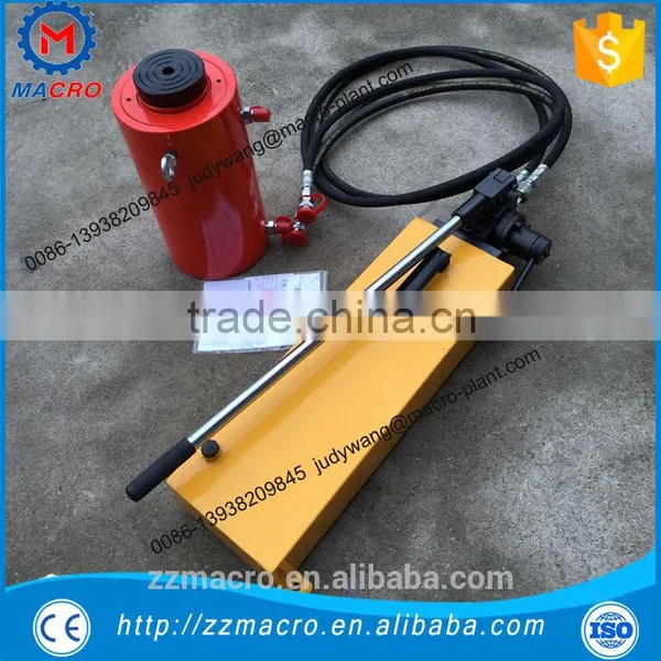 Single Acting Hollow Plunge Hydraulic Jack With Hand Pump photo-2