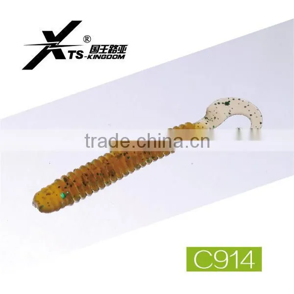 50mm 0.78g,75mm 2.2g Artificial Worm Maggot Lures Wholesale photo-3