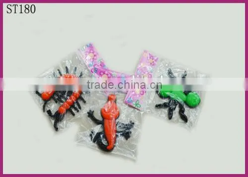The Latest Fashion Sticky Animals Plastic Funny Insects Toys For Children