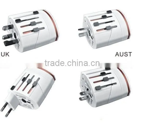 Promotional Cheapest Gift Multi Travel Charger Adaptor With USB Charger Port With CE ROHS Certificate photo-3