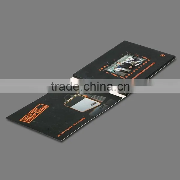 2016 Creative TFT LCD Video Greeting Card, Promotional Video Brochure Card photo-2