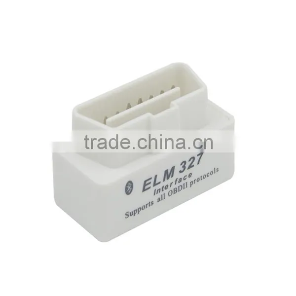 New Design SUPER ELM327 Bluetooth OBD2 V2.1 White Smart Car Diagnostic Interface Wireless Scan Tool photo-5