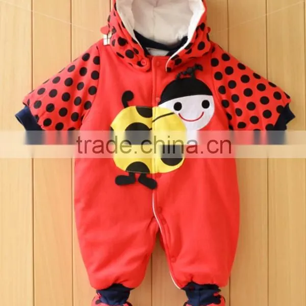 2015 Wholesale cotton Winter baby romper