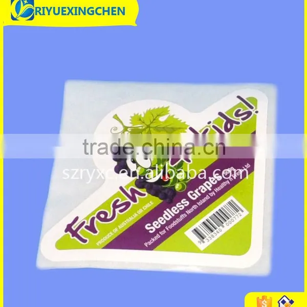Self adhesive label sticker for farm product