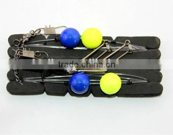 Surfcasting Rig Pulley Float Rig Two Trace Blue & Yellow Floats photo-4