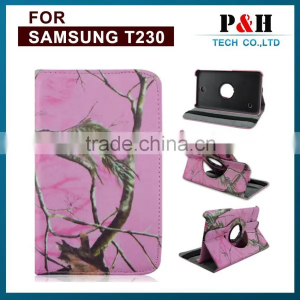 Galaxy Tab 4 7.0 Leather Cover,360 Rotating PU Leather Case for Samsung Galaxy Tab 4 T230 Stand Cover photo-3