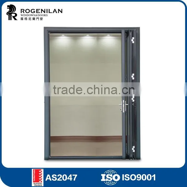 ROGENILAN 75# (AS2047) Soundproof Aluminium Commercial Accordion Folding Doors photo-4