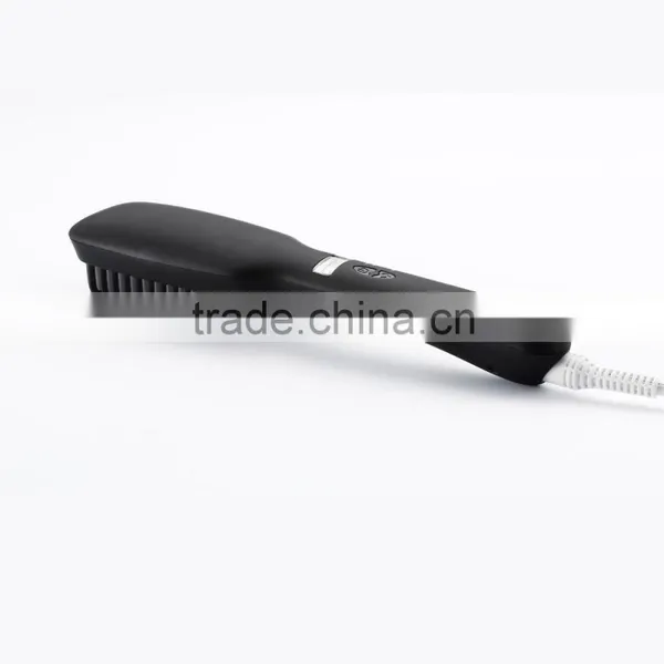 Hot Combs Electric Fast Hair Straightener Comb LCD Iron Brush Auto Hair Massager Tool Electric Straightening Escova Alisadora