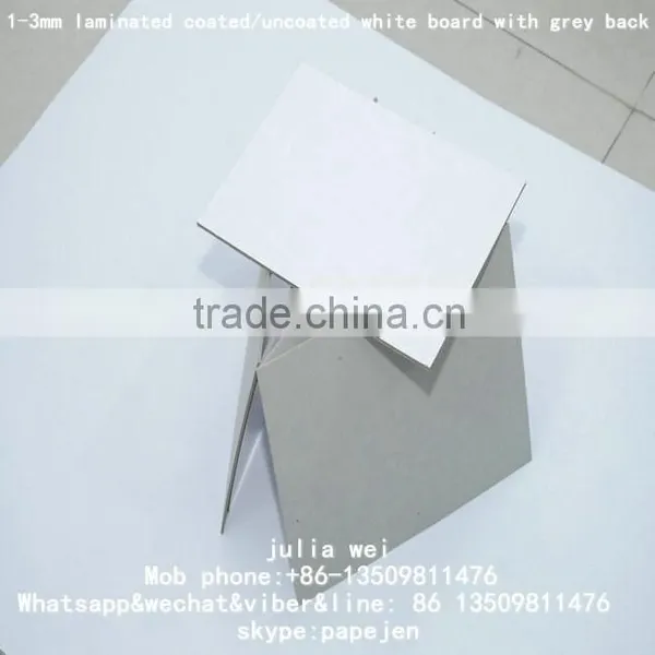 1mm Thick Paper Stocklot Grey Back Duplex Board photo-2