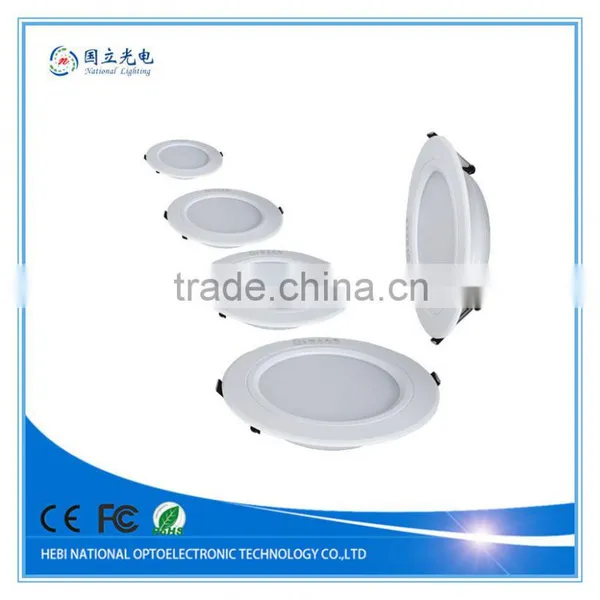 CE ROHS Certified Cut Hole D110mm Led Al Panel Down Light 12w White Color Frame photo-2
