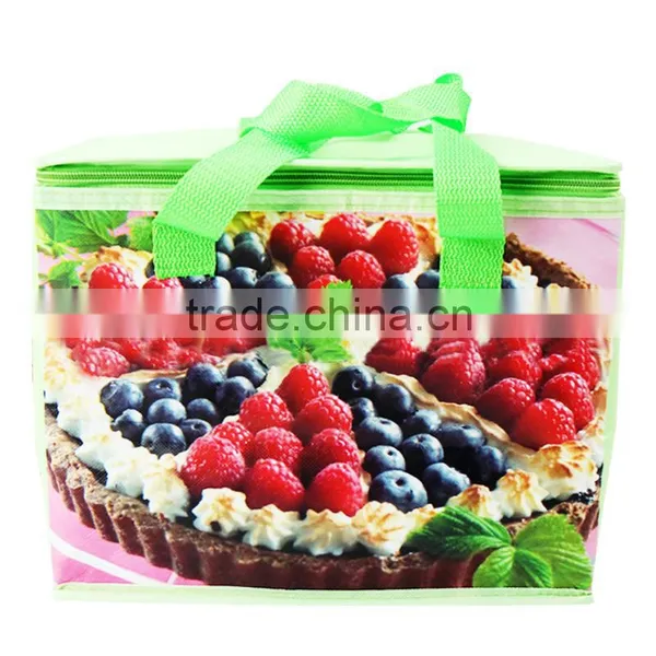 Fresh Insulated Thermal Bag For Frozen Puff Pastry Promotional Portable Cake Cooler Bag