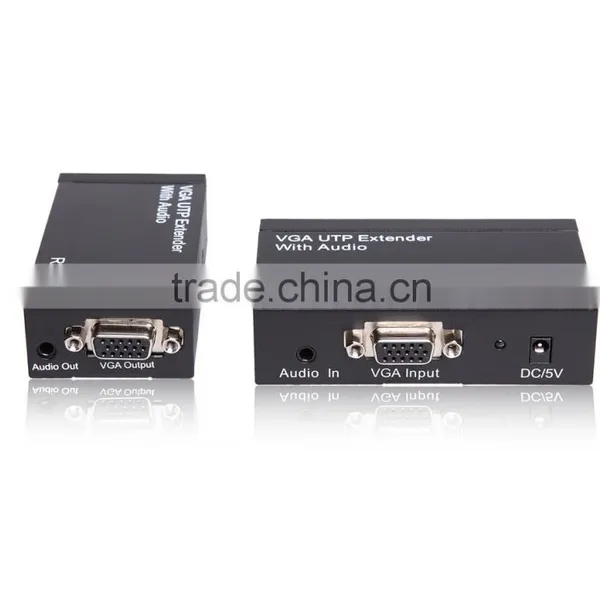 VGA Utp Extender 1x1 Splitter With Audio Output up to 300m photo-4