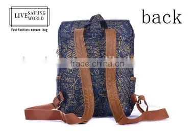 Large Capacity Unisex Handmade Canvas Laptop Bag & Backpack photo-3