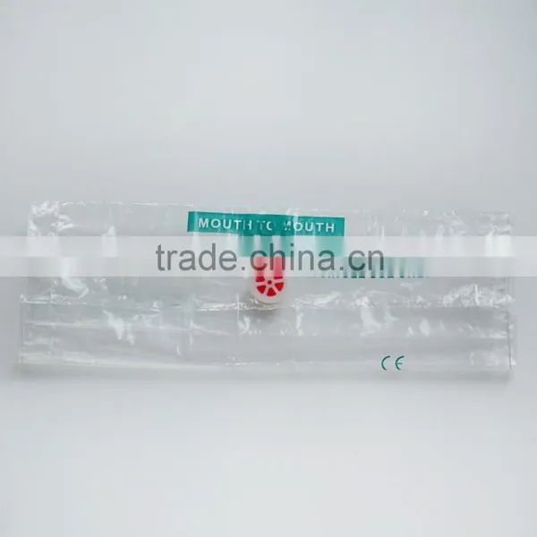 Disposabel Mini Keyring Cpr Mask One Way Valve for Cpr Training photo-3