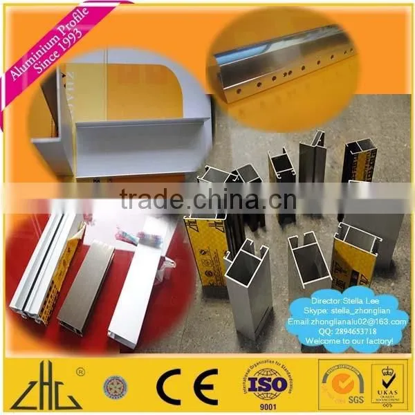 Wow!! Aluminium Profile Hole CNC Factory/shower Enclosure Aluminium Profile in Foshan/polished Shining Aluminium Profile uv Trim photo-5