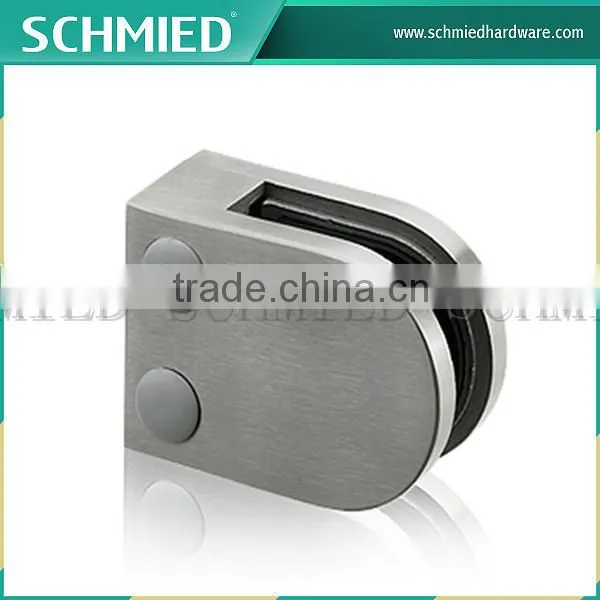 SS 304 D Shape Midium Railing Glass Clamp for Round Pipe photo-6