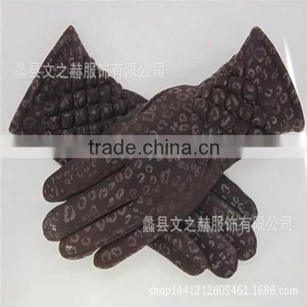 Outdoor Red Blue Printing Elastic Fabric Golves photo-2