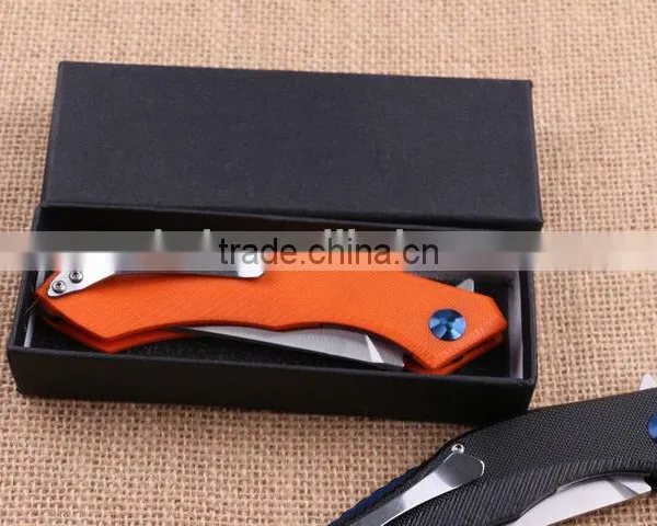 OEM 440 Stainless Steel Blade Material Survival Knife With G10 Handle photo-6