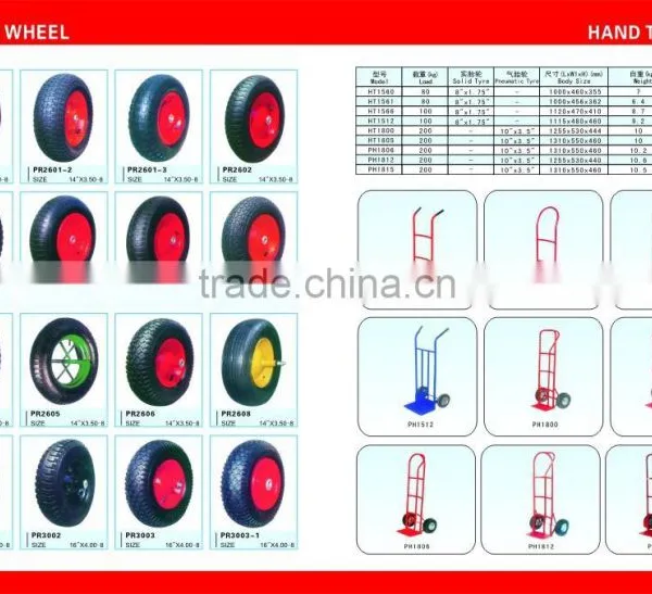 Wheelbarrow Tyre, Wheel Barrow Tire, Wheel Barrow Rubber Tire 400-8 4pr Wheelbarrow Tyre photo-6