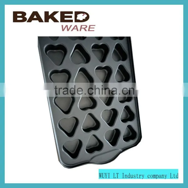 Carbon Steel 24 Cups Non-stick Muffin Cake Mold Baking Pan With Handle photo-6