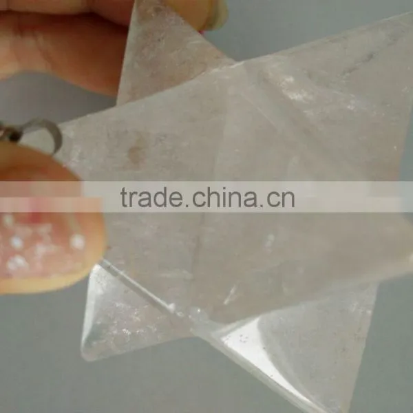 Wholesale Natural Elegent Portable Clear Crystal Star Shaped Crystal Gift Craft photo-2