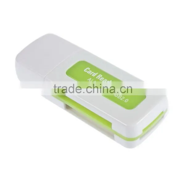 2016 new wholesale Protable usb 2.0 4 in 1 Memory Multi Card Reader