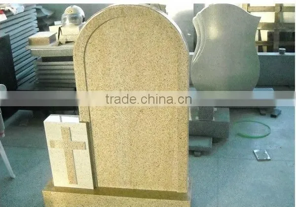 Sunset Gold Gravestone/Headstone Celtic Cross