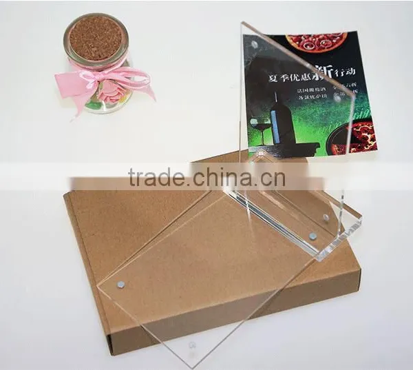 Acrylic Desktop Menu Display Stand/holder photo-3