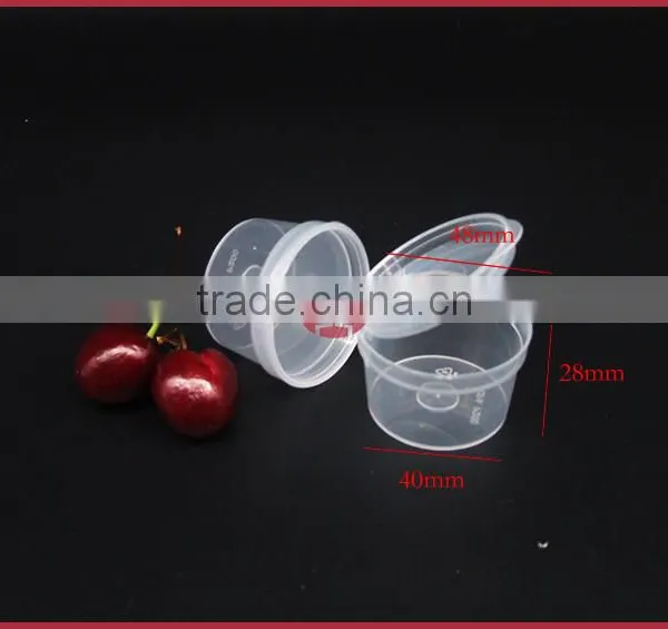2oz Plastic Disposable Sauce Cup for Food Packaging Sealed photo-2