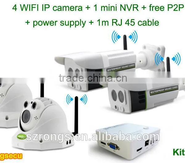 Home Security Indoor Cctv Camera Surveillance Kit(Kit B)