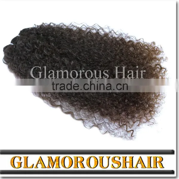 Unprocessed Virgin Peruvian Hair Kinky Curly Can Last Curl Long Time photo-2